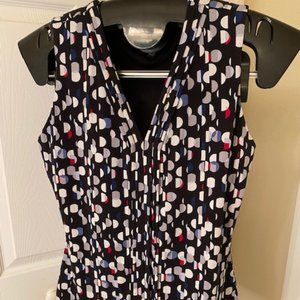 WHBM Abstract Dot Print Top